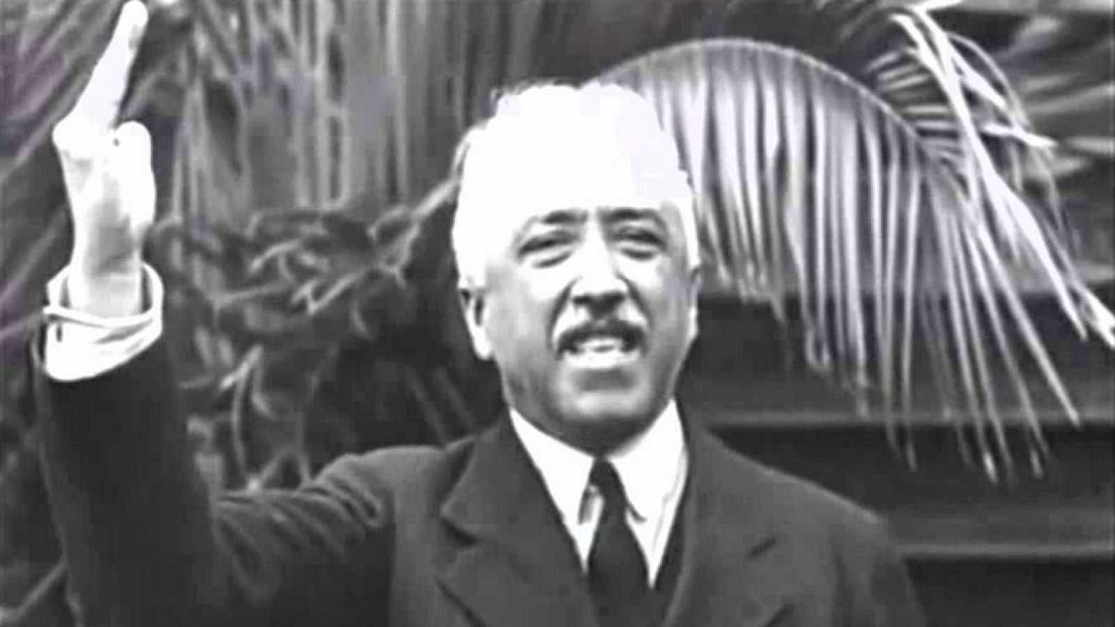 Niceto Alcalá Zamora, dando un discurso.