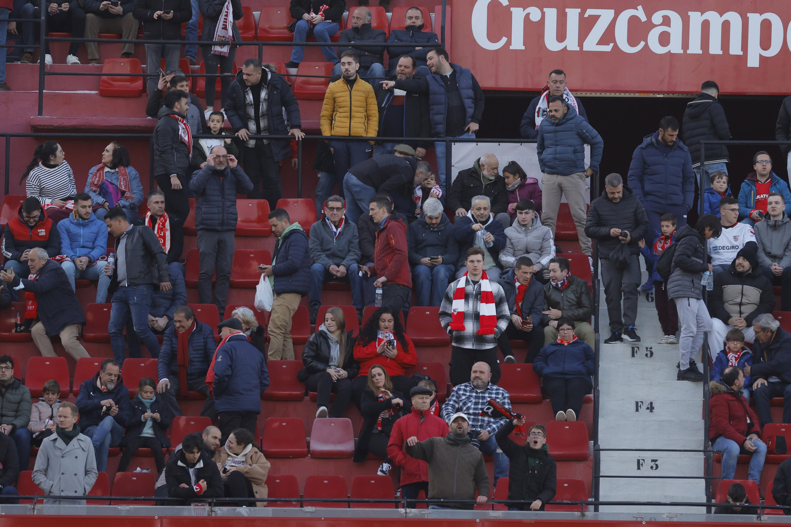 Búscate en las fotos del Sevilla-Elche