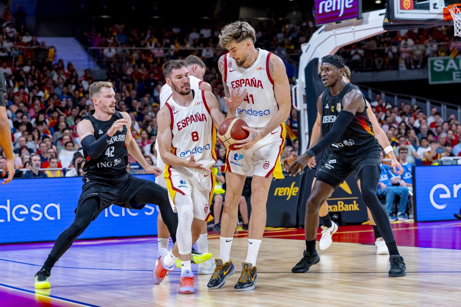 Las mejores fotos del España-Alemania de baloncesto