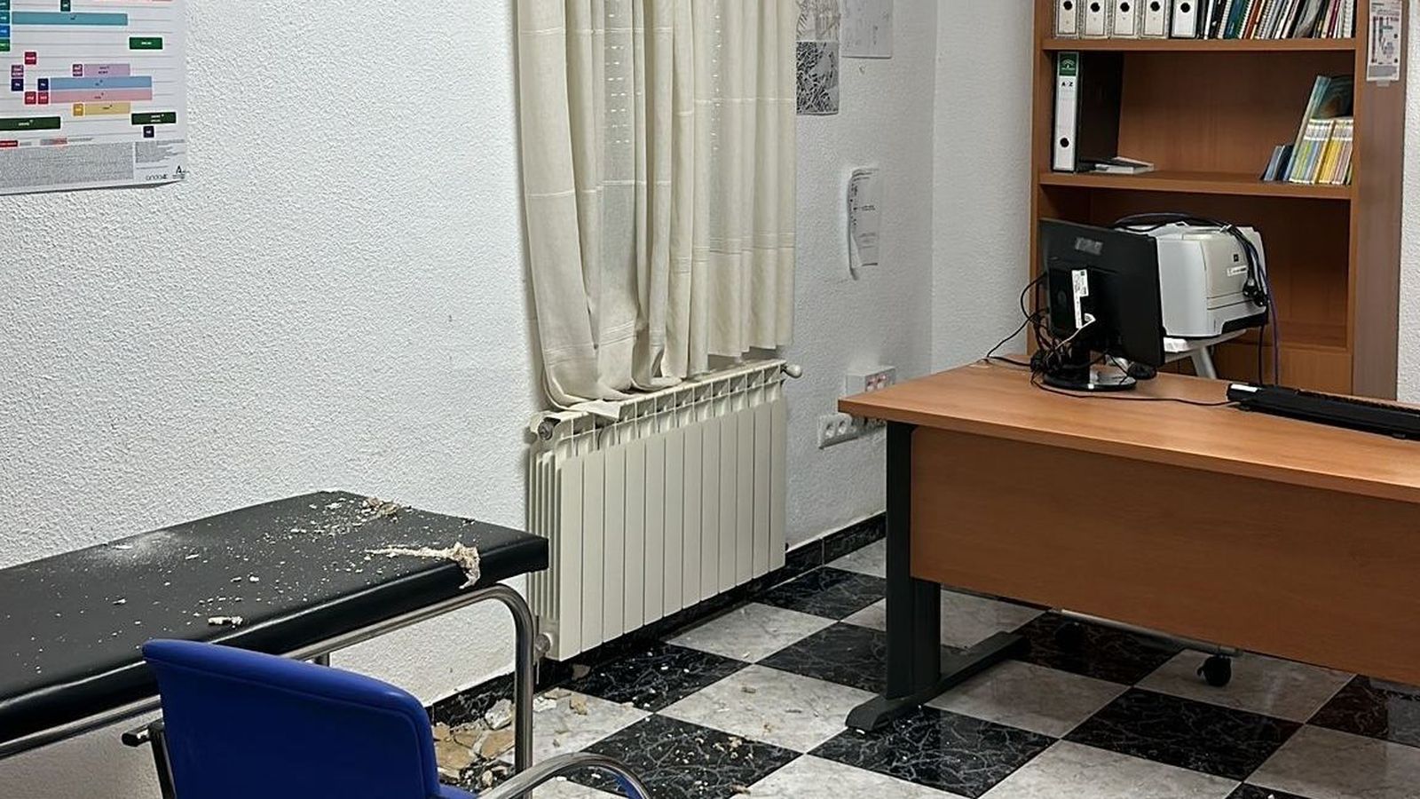 Interior del Centro de Salud de Darro