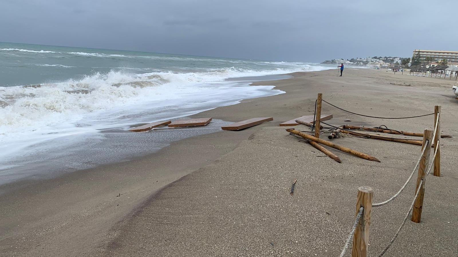 Vista del litoral mijeño.