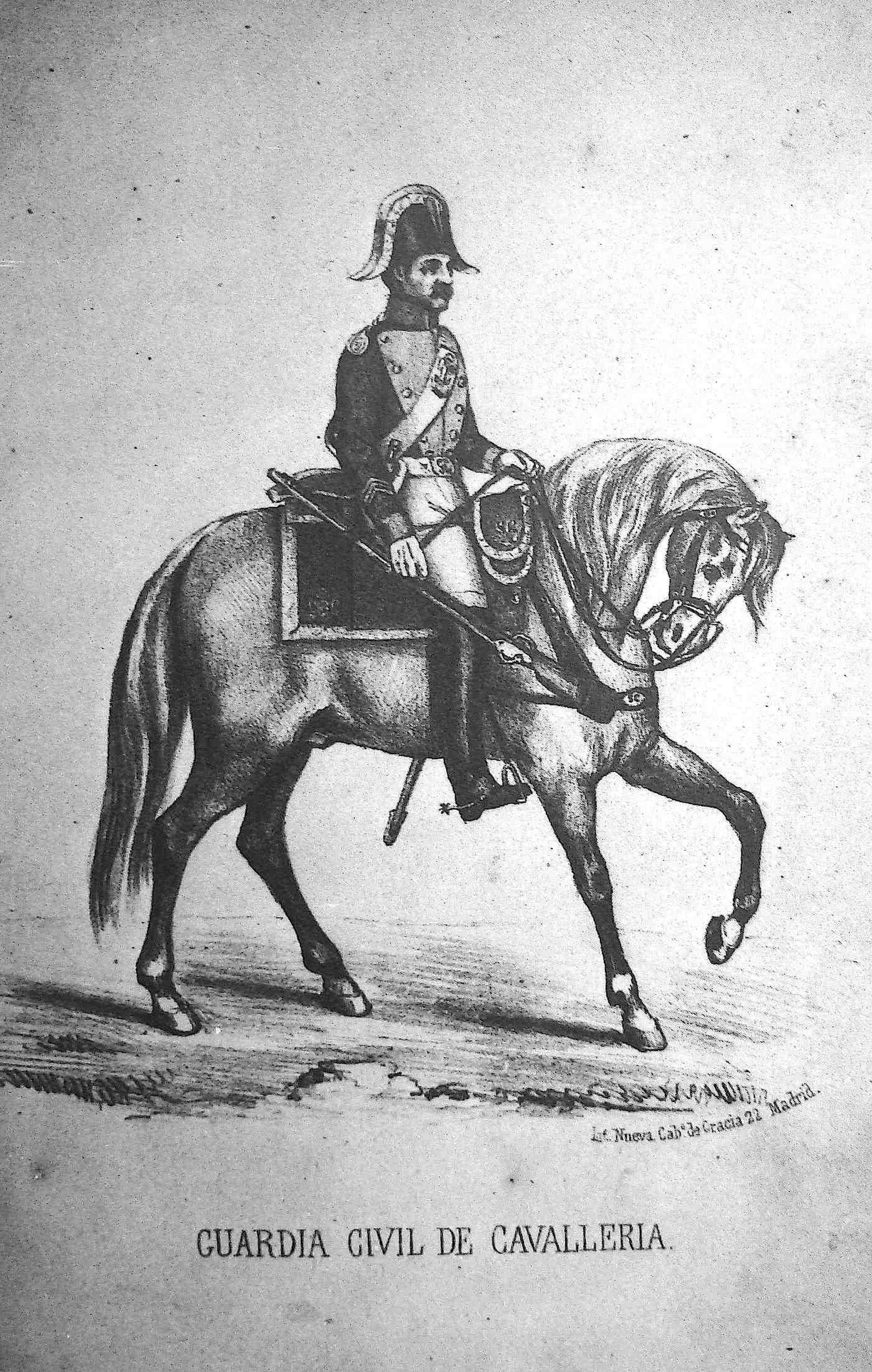 La Guardia Civil de Caballería.