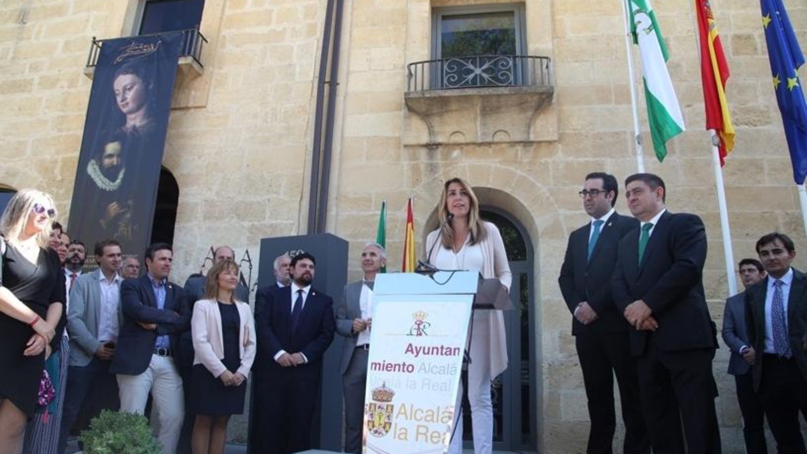 Un momento de la inauguración.