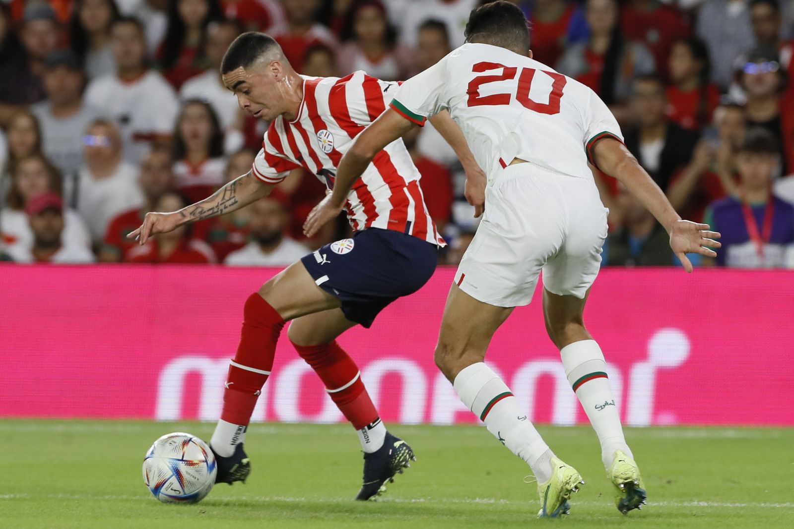 Las imágenes del Marruecos - Paraguay en el Benito Villamarín