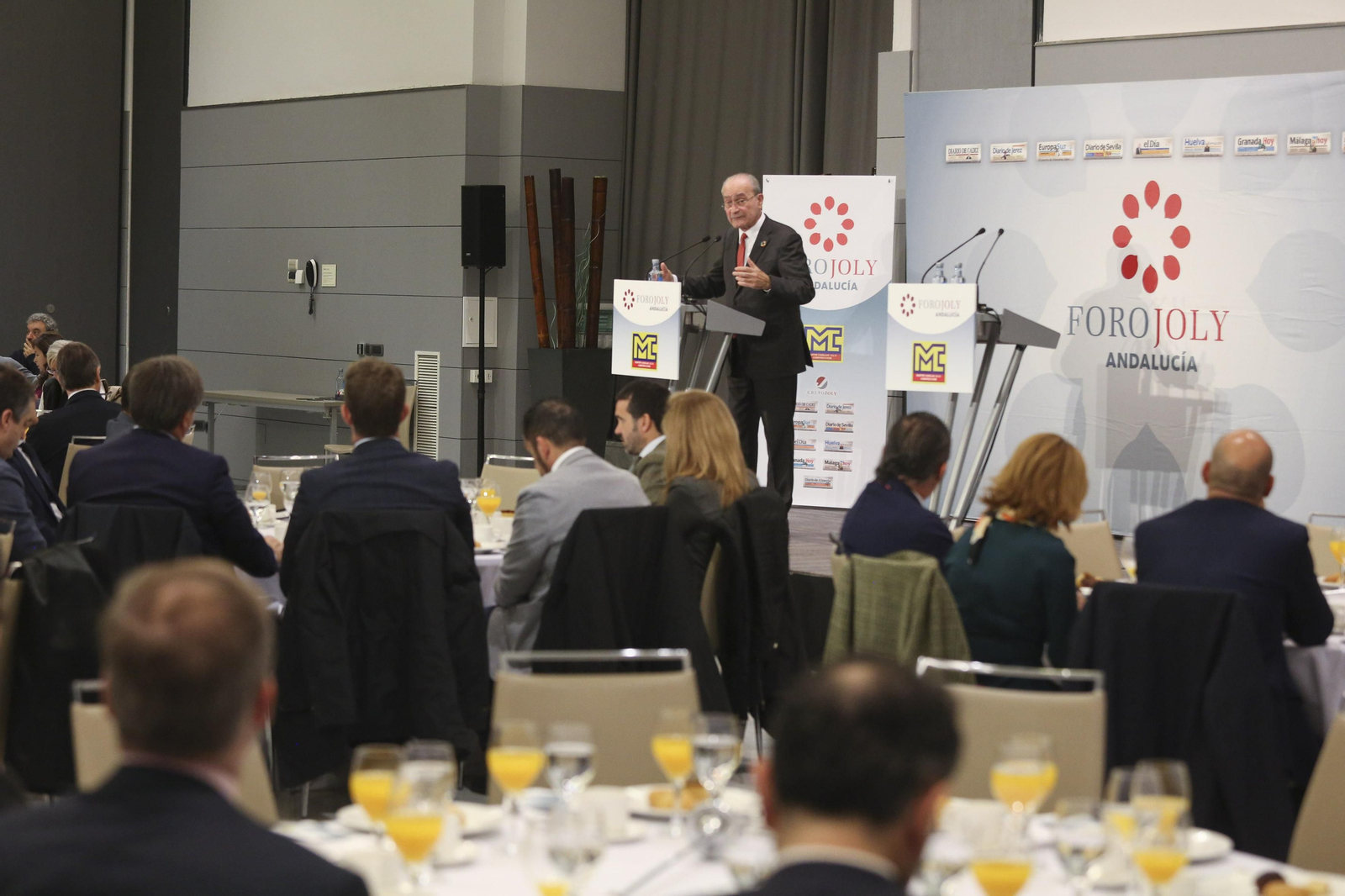 Fotos del Desayuno informativo Grupo Joly con el alcalde de Málaga
