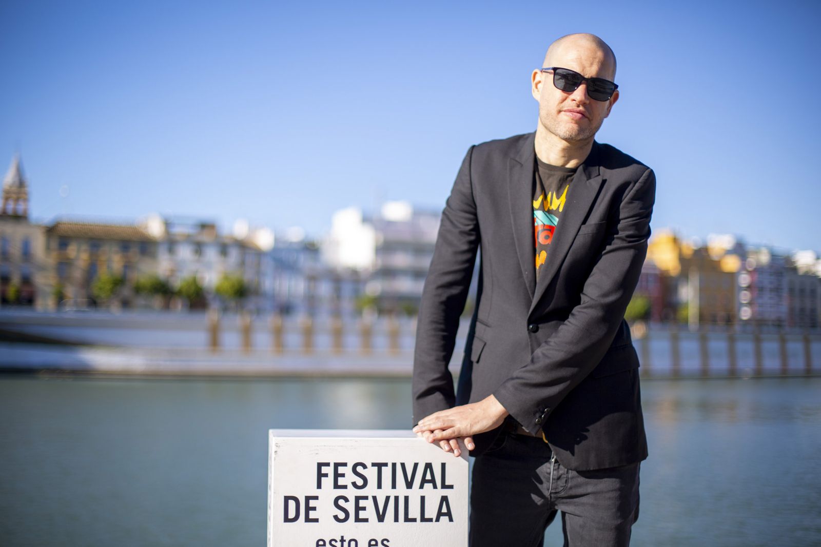 El cineasta Nadav Lapid (Tel Aviv, 1975), este sábado en la presentación de ‘Ahed’s Knee’ en Sevilla.