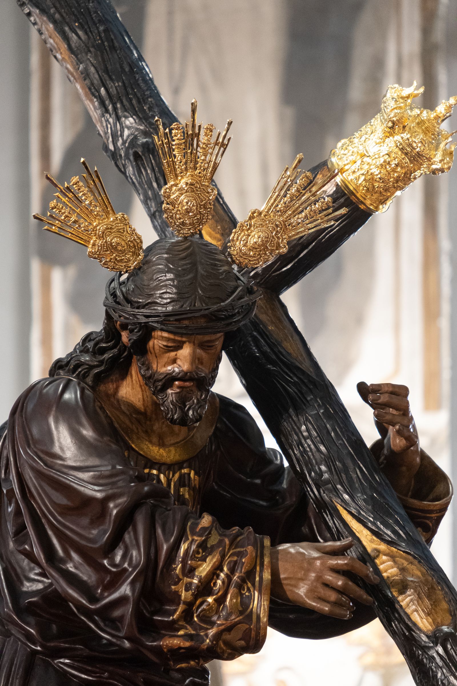 El vía crucis extraordinario de la Candelaria, en imágenes