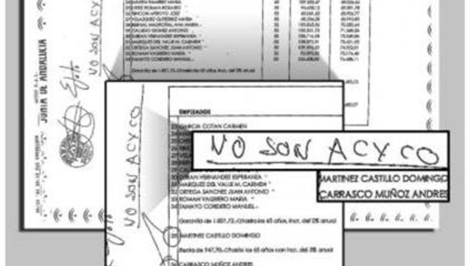 El documento enviado al bufete Garrigues por el abogado de Acyco.