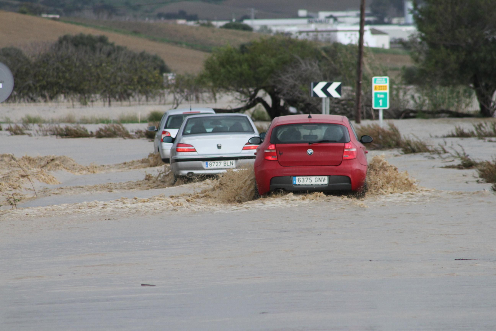 Imágenes del temporal en la provincia de Cádiz
