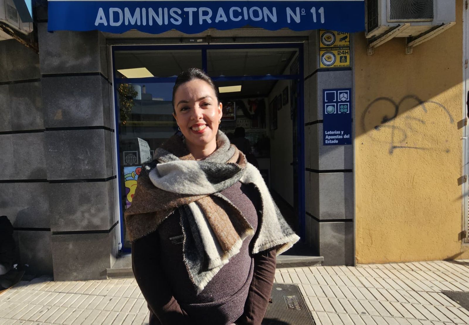 Tercer premio de la Lotería Nacional en Algeciras.