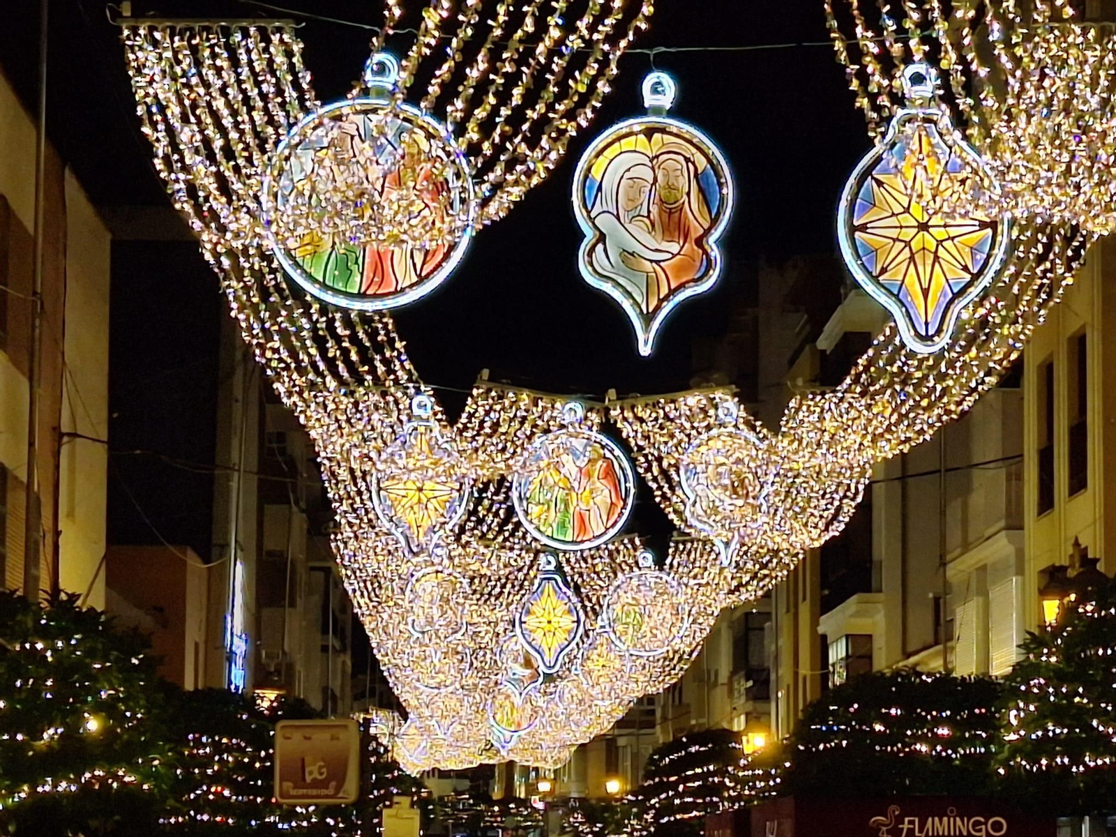 Alumbrado navideño de Puente Genil de 2024.