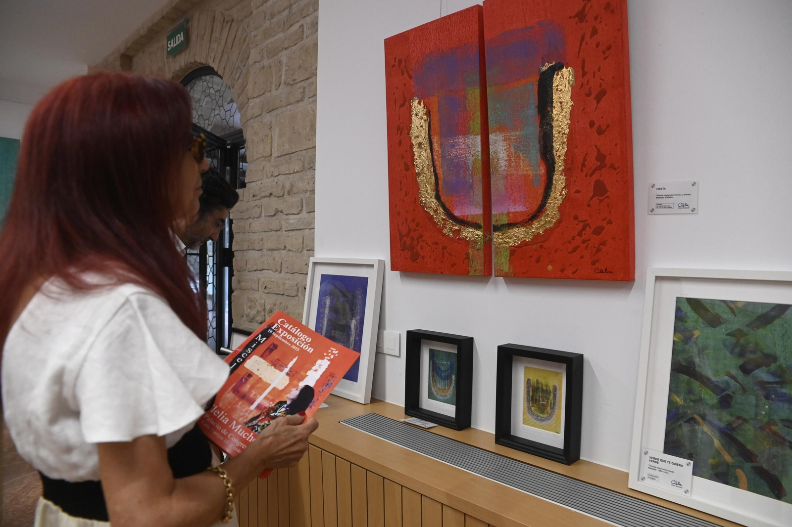 La inauguración de la exposición 'Miscelánea' de Clelia Muchetti, en imágenes