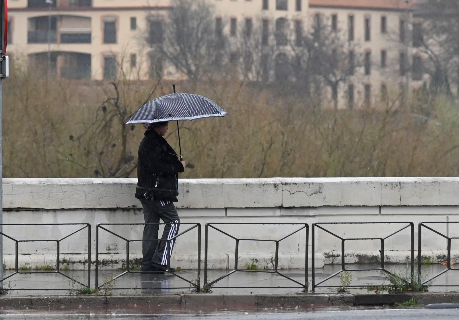 Las imágenes del Día de Andalucía pasado por agua en Córdoba