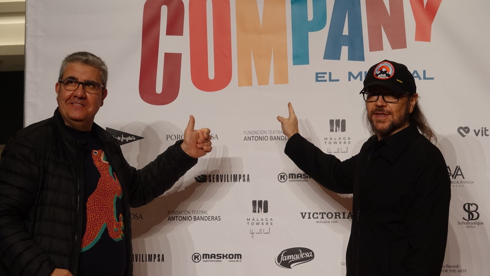 Florentito Fernández y Santiago Segura en el photocall.