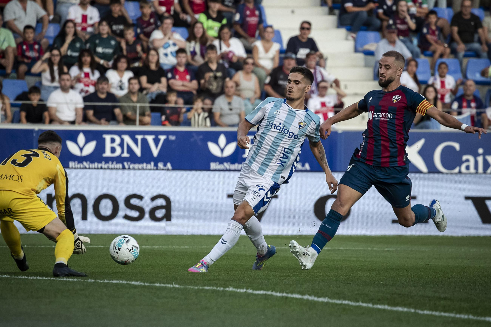Las fotos del Huesca-Málaga CF