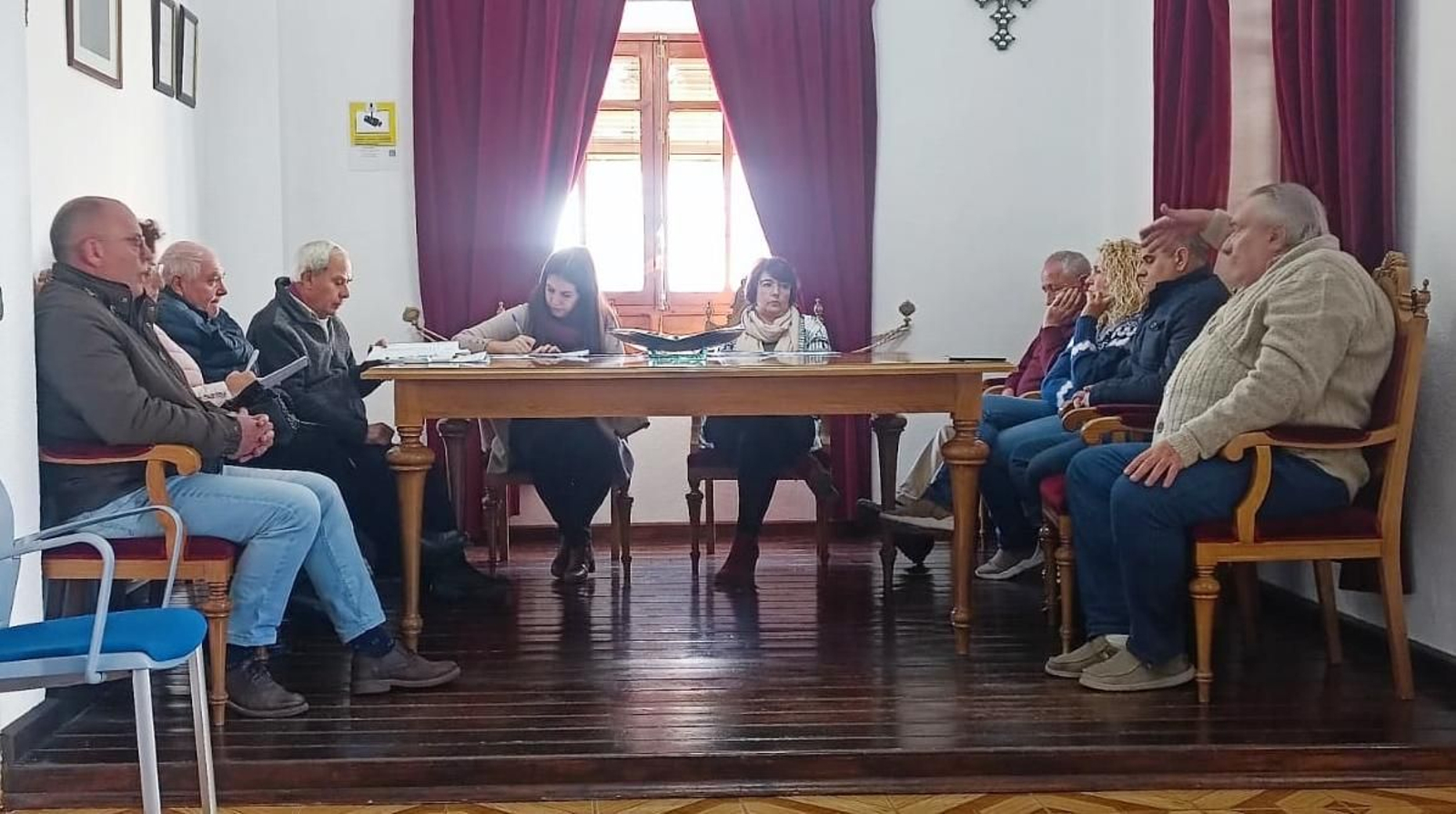 Momento del Pleno en el Ayuntamiento de Cajáyar