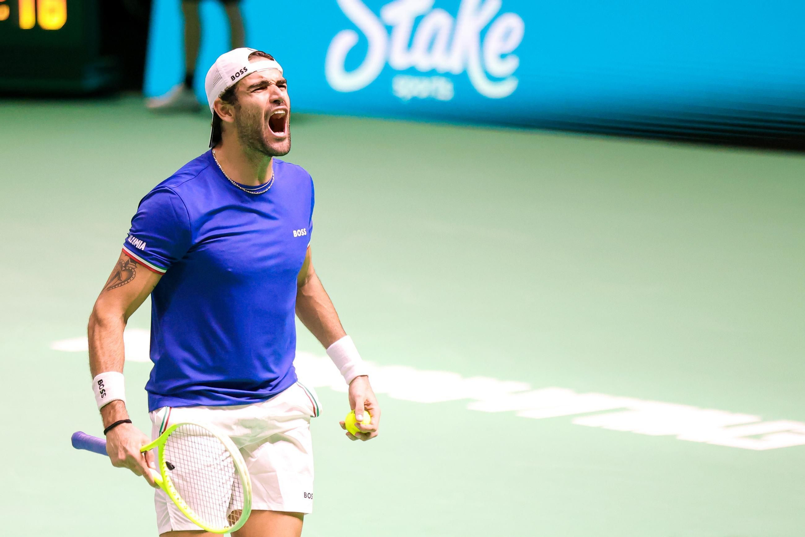 Las fotos de la final de la Copa Davis Italia-España