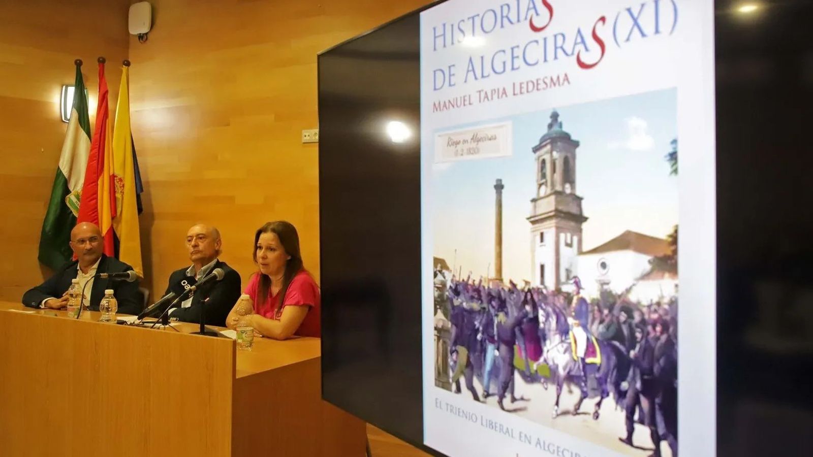 La presentación de 'Historias de Algeciras (XI)', en abril de 2025.