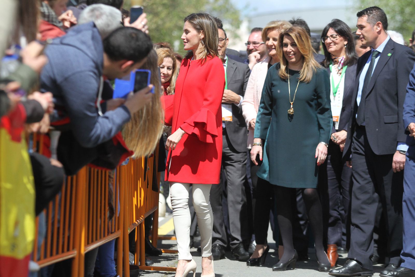 Imágenes de la visita de la reina Letizia a Huelva