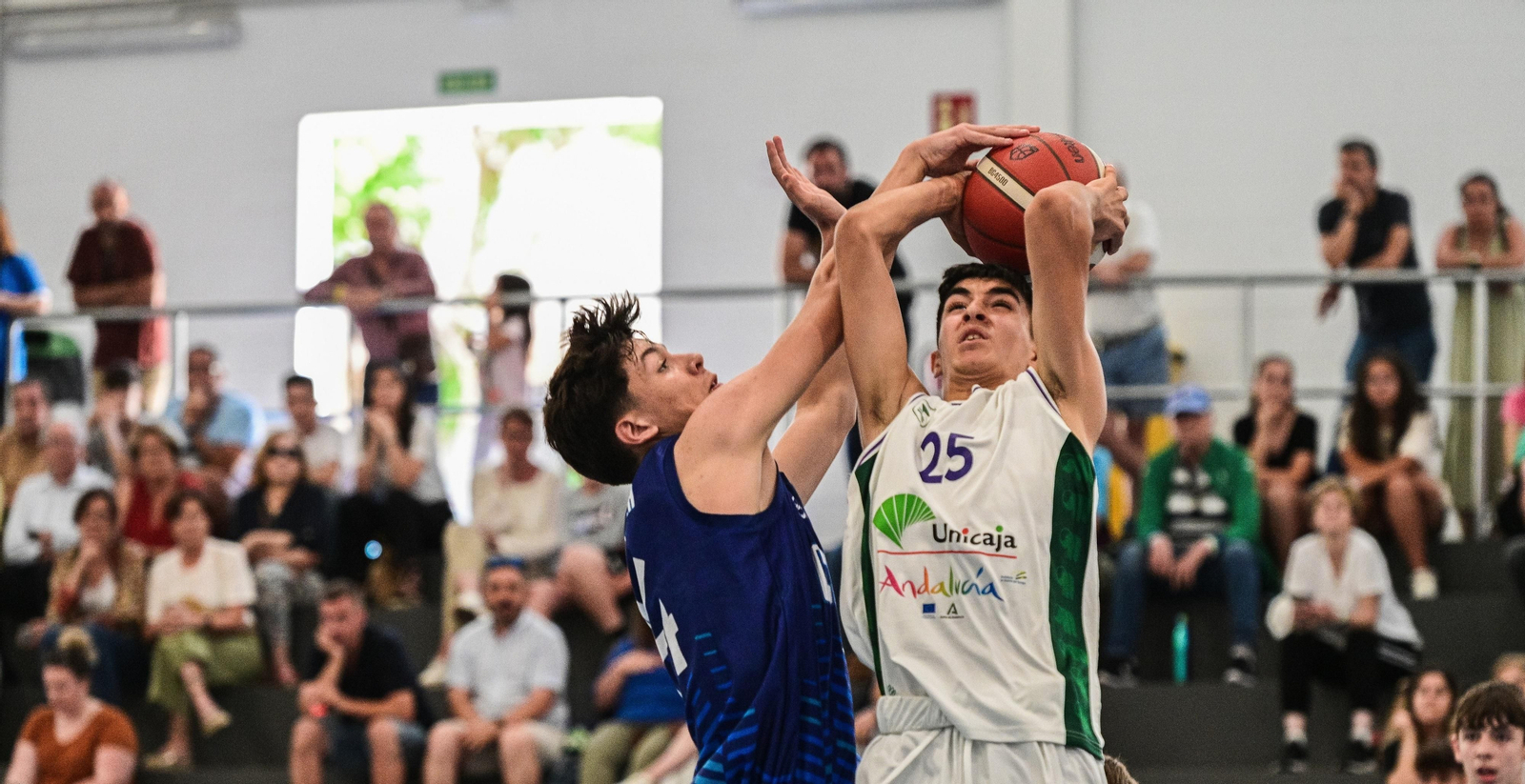 Javi Ortega, en acción.