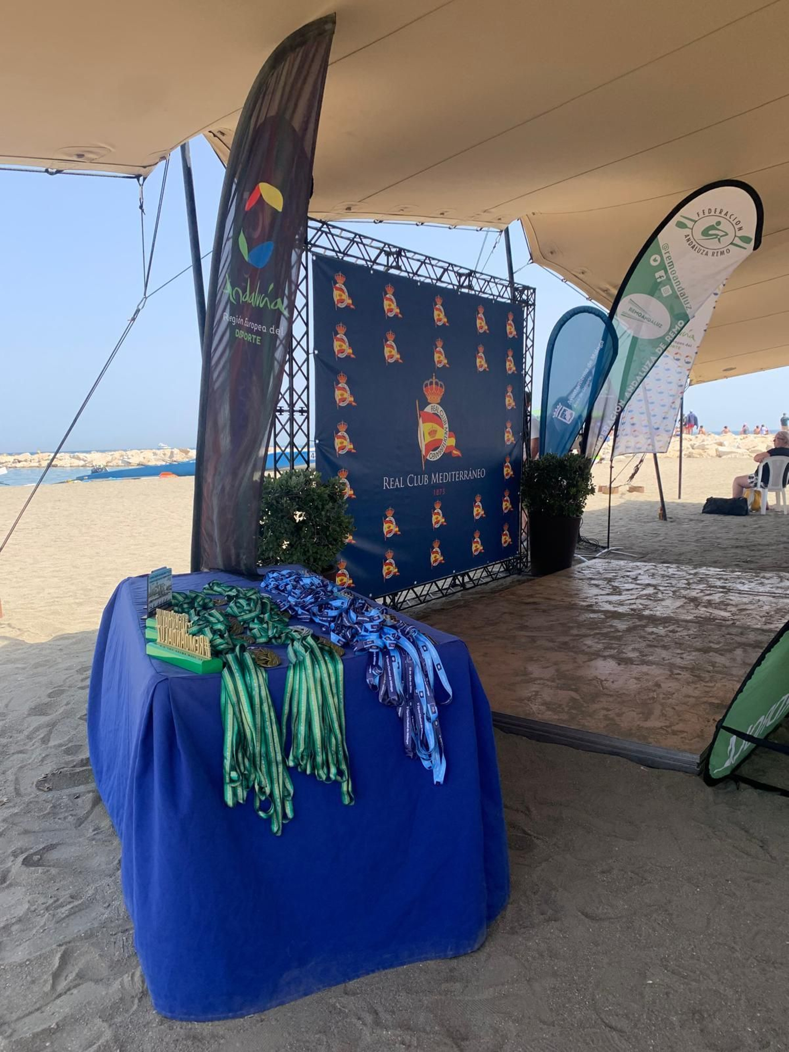 El Open Ciudad de Málaga y Andaluz de remo de mar, para el Real Club Mediterráneo