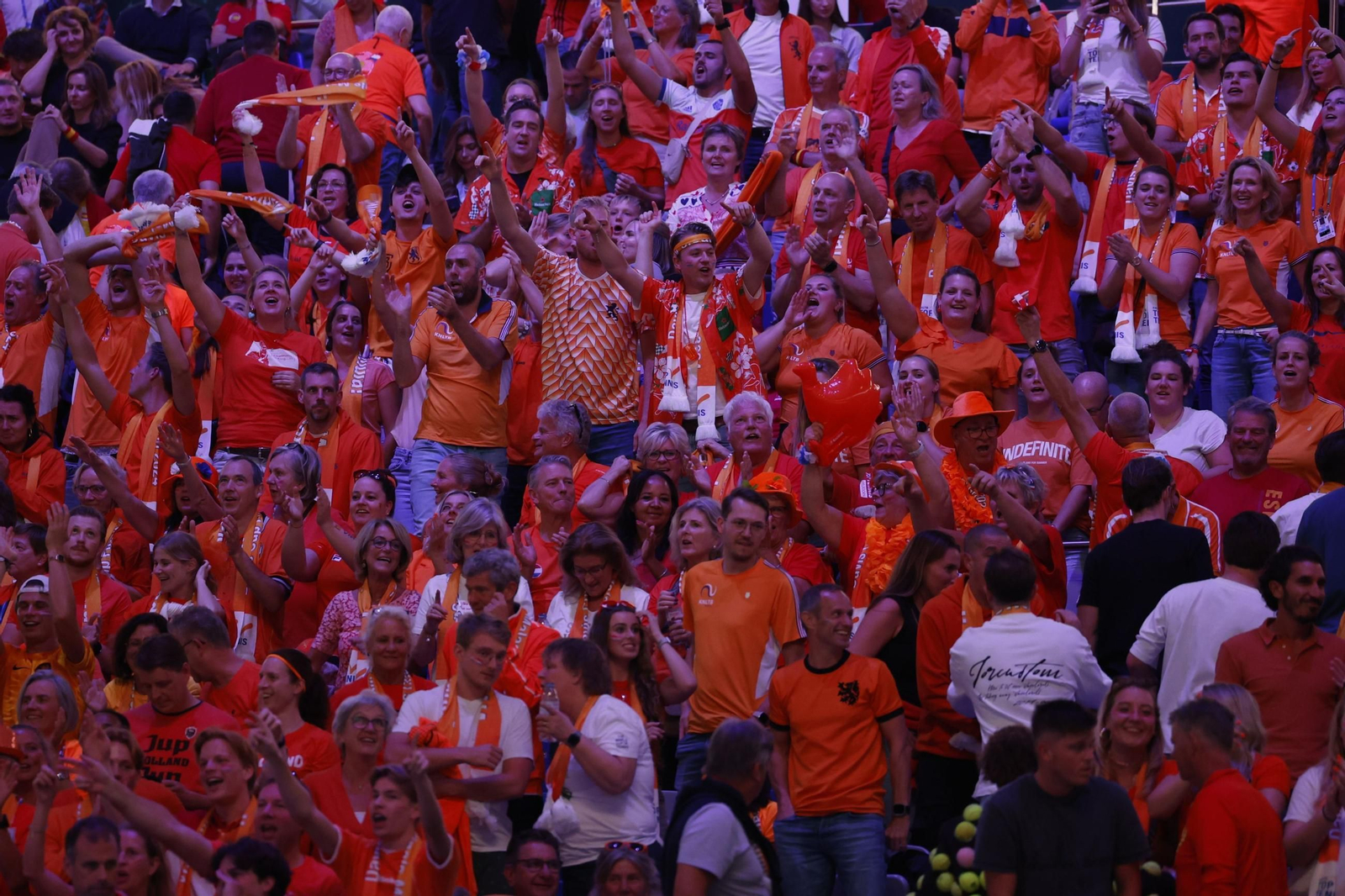 Las fotos de la derrota de España en el dobles ante Países Bajos