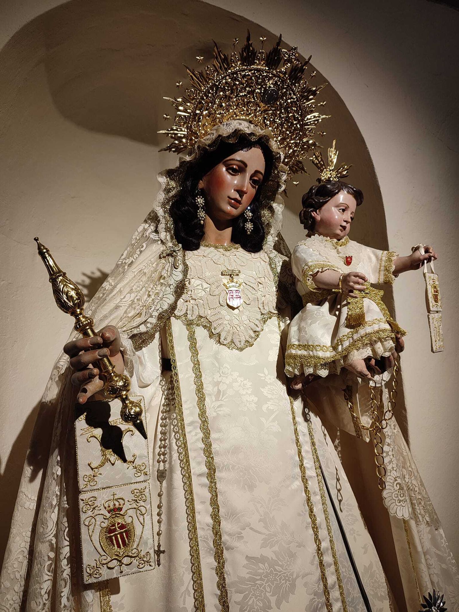 Imagen de la Stma. Virgen de la Merced, de Rota.