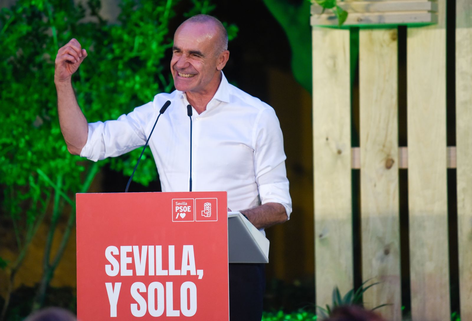El mitin de cierre de campaña electoral del PSOE, en imágenes