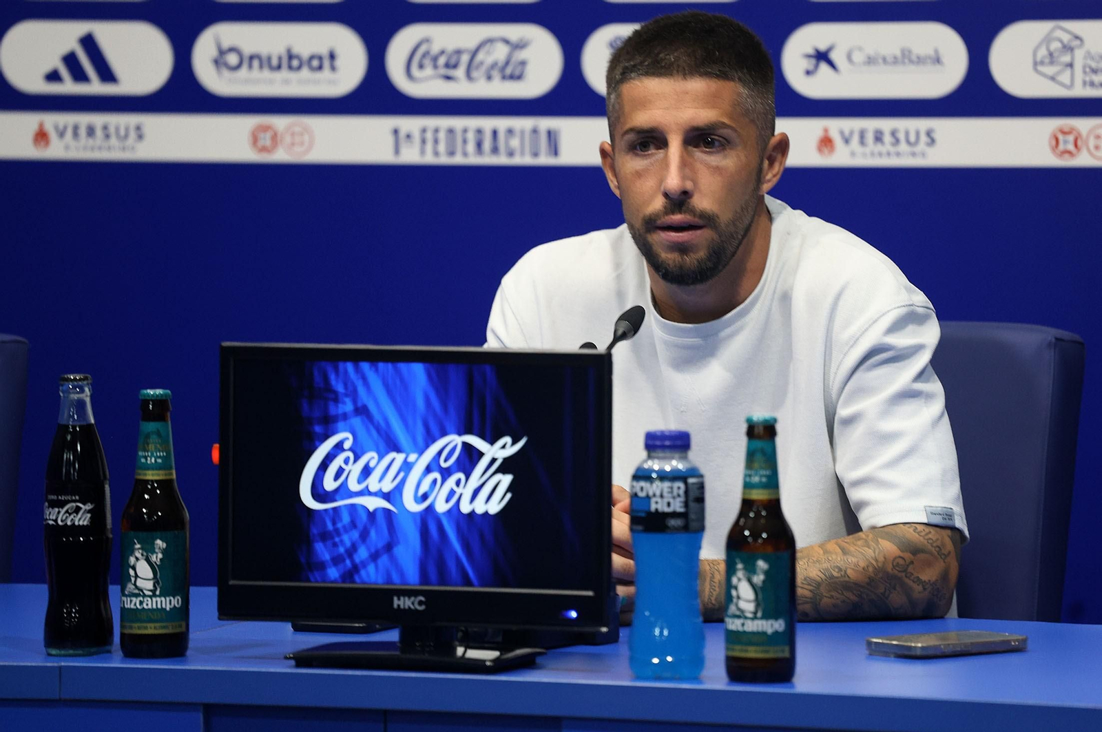 Antonio Domínguez, en rueda de prensa.