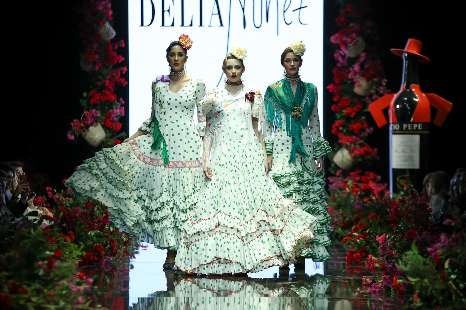 Desfile de Delia Flamenca Pol Núñez en la Pasarela Flamenca Tío Pepe Jerez 2024