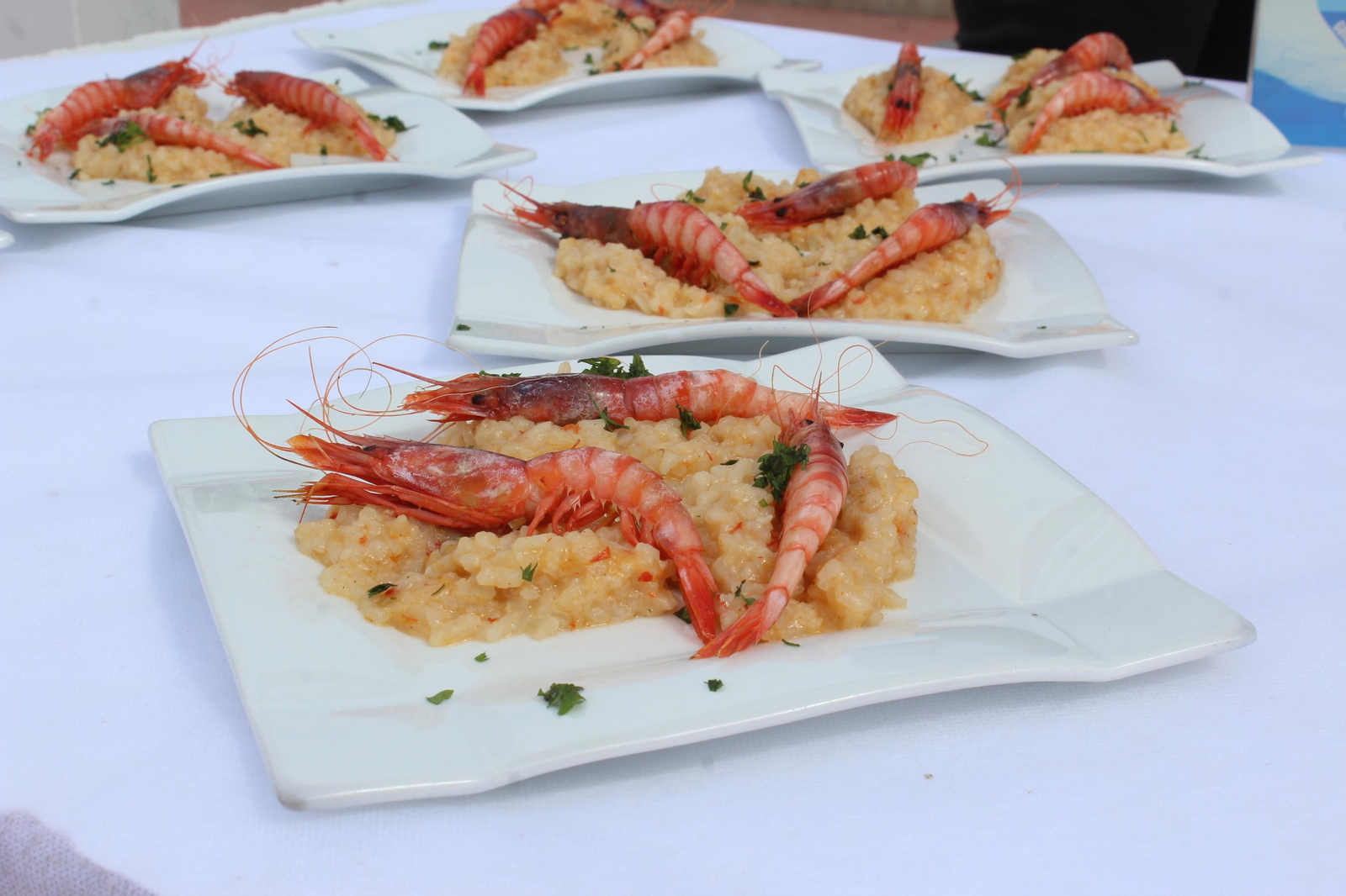 Imágenes de la presentación de la Feria de la Gamba Roja de Garrucha