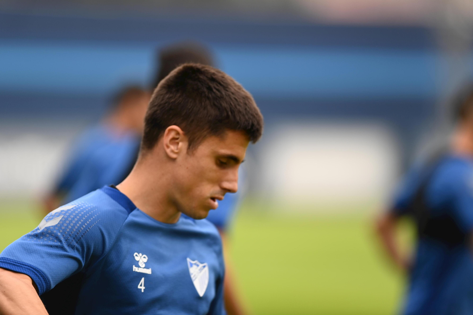 Unai Bustinza, en un entrenamiento.