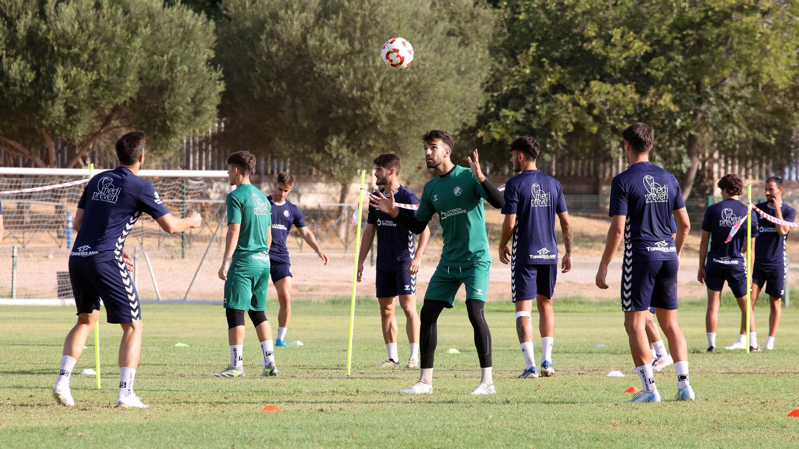 Imágenes del entrenamiento del Xerez DFC en el 'Pepe Ravelo' de Chapín
