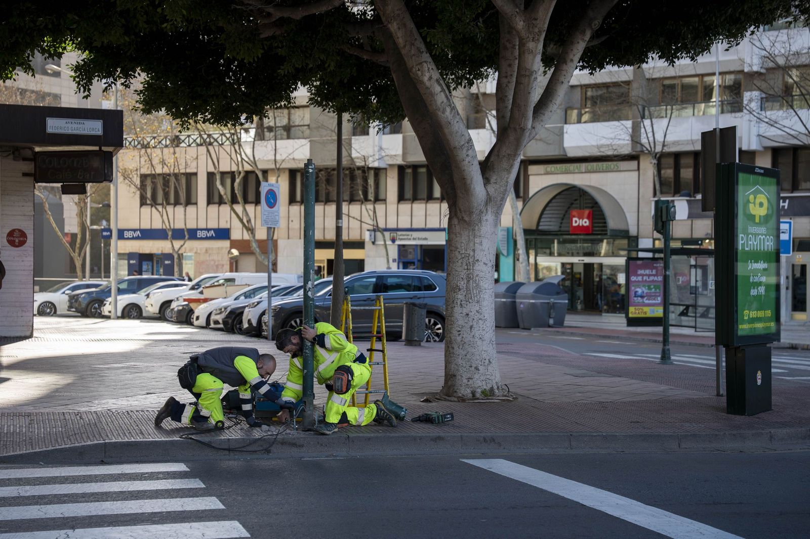 La Borrasca Leonardo se ensaña con Almería, en imágenes