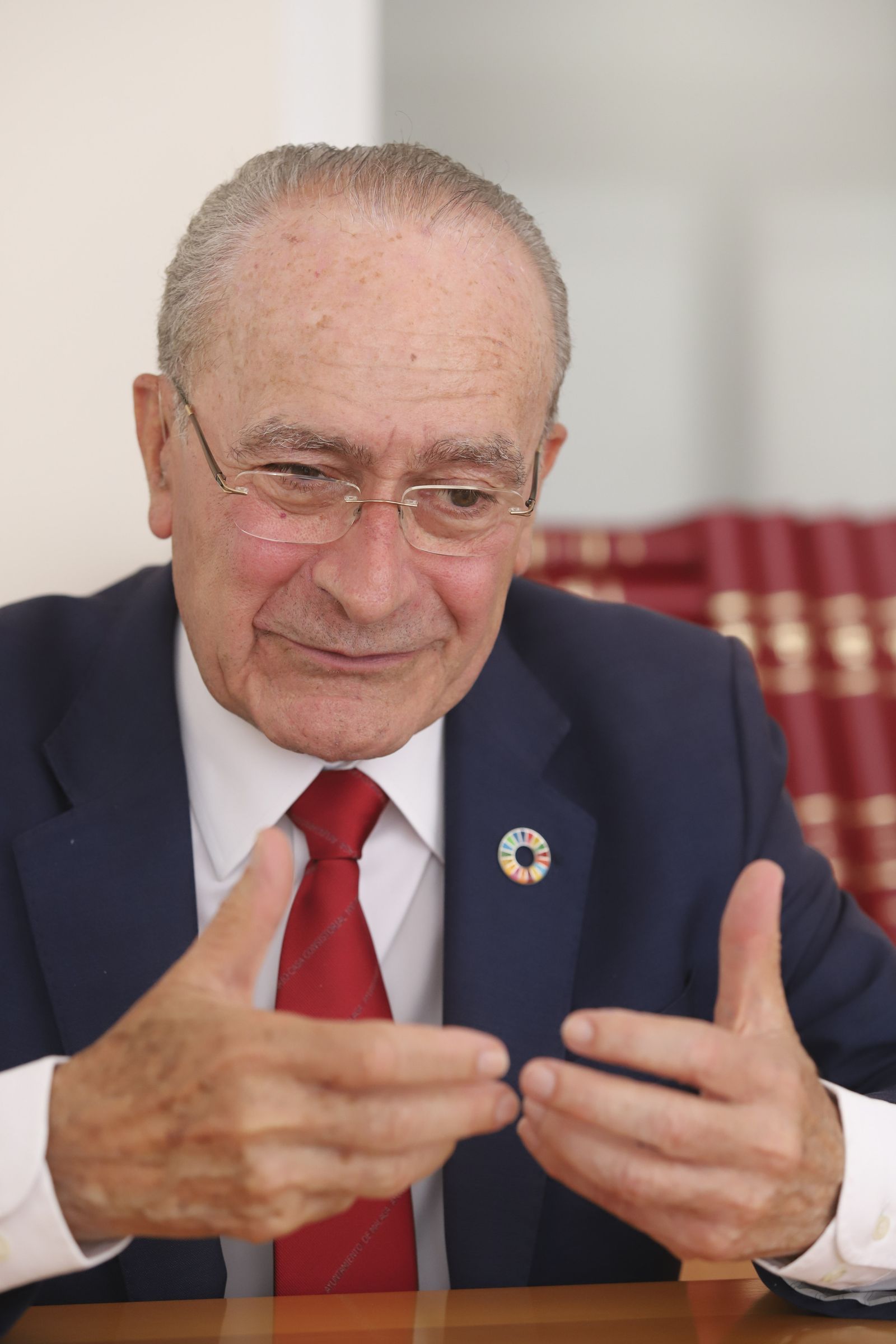 De la Torre, durante la entrevista.