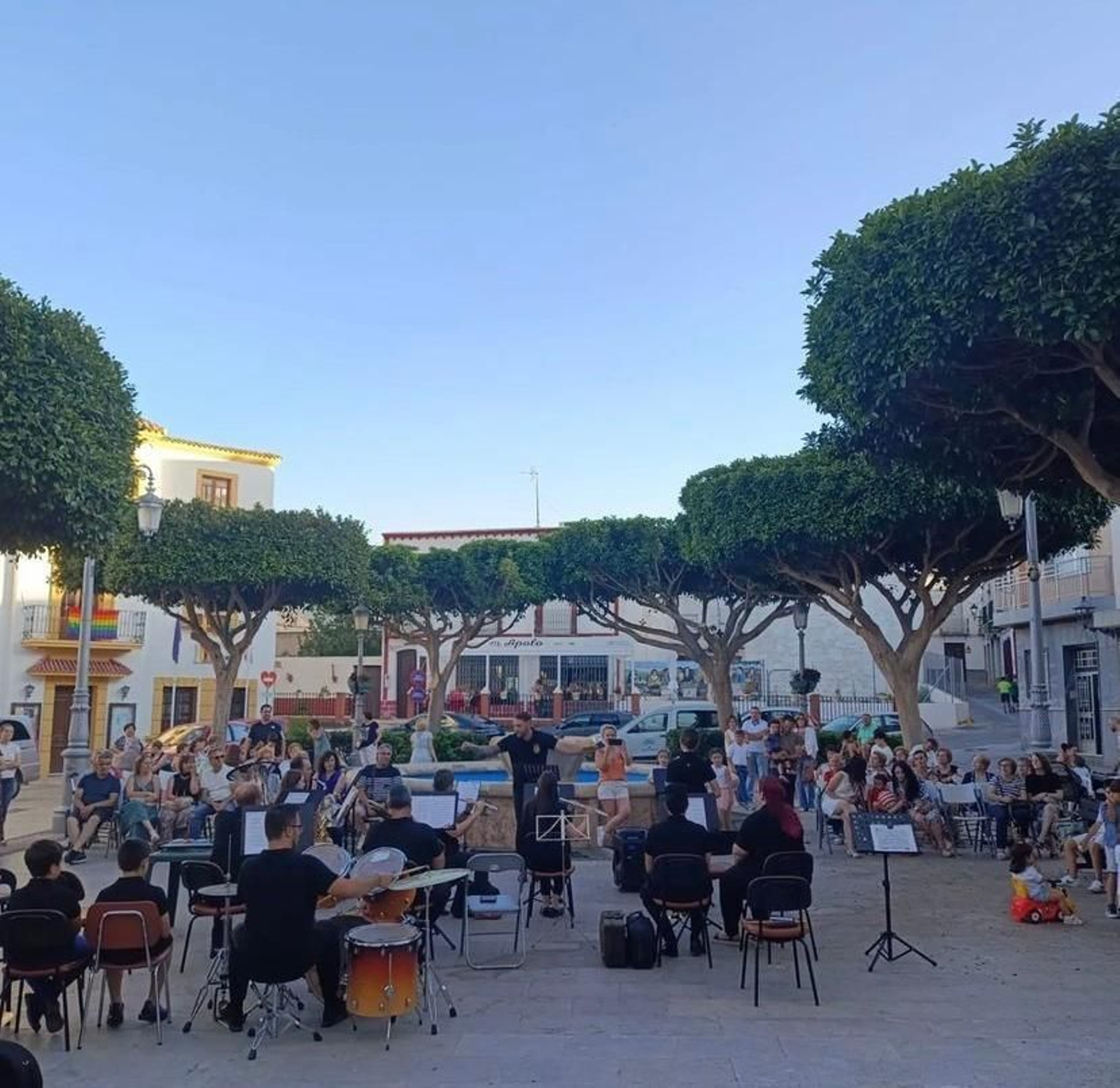 Imagen de archivo del concierto de verano de la banda de música de Canjáyar.