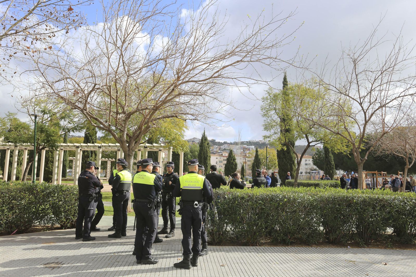 Movilización de vecinos de Palma-Palmilla tras el último tiroteo en el que murió un hombre por una bala perdida.