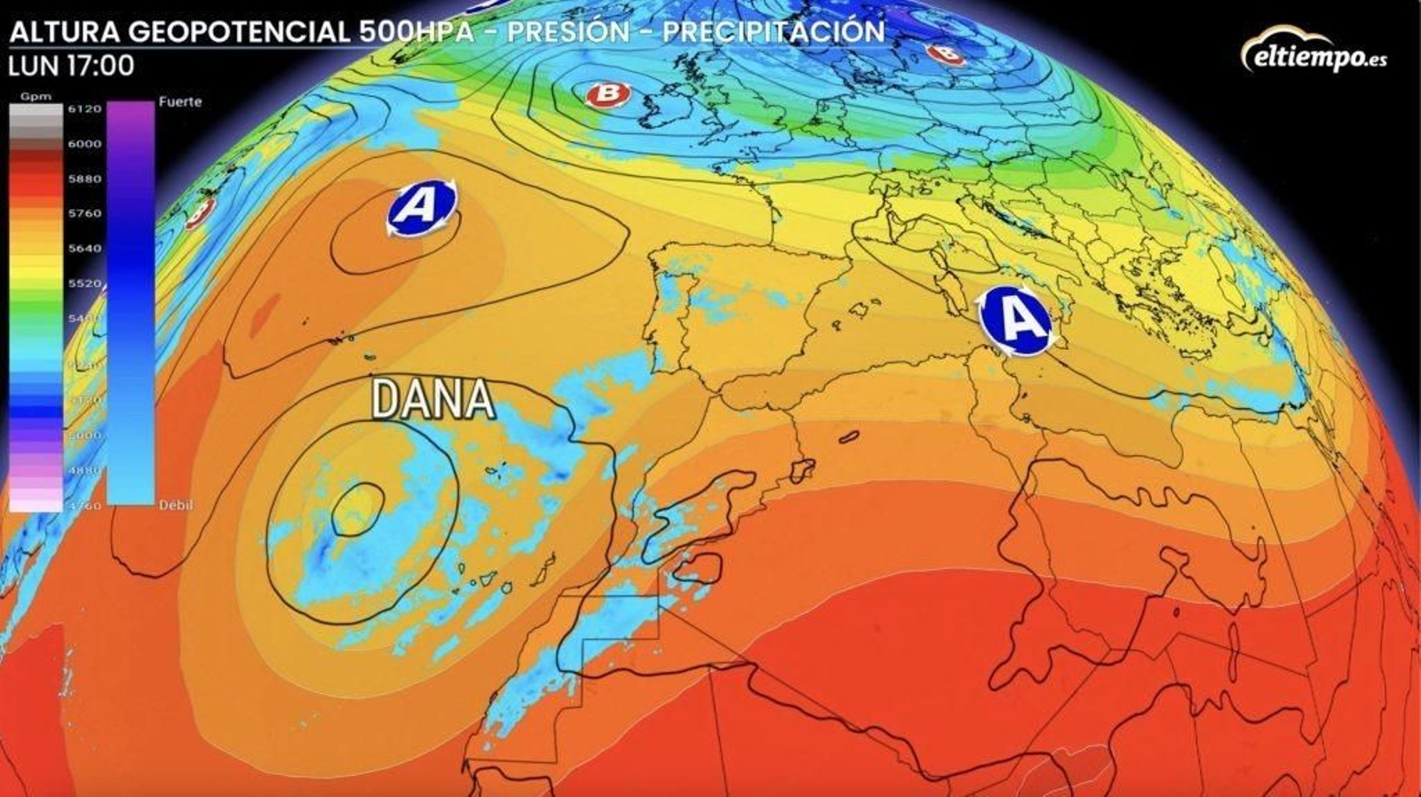 El tiempo prevé una jornada con aviso amarillo por tormentas y dos de posibles lluvias.