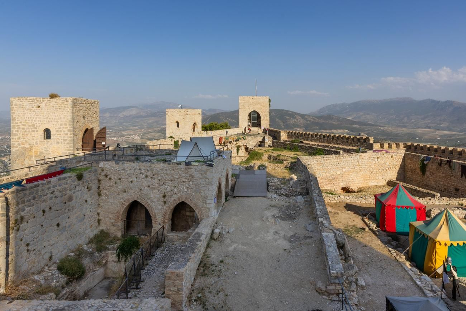 Moradores del Castillo de Jaén, recreación histórica de la Edad Media en el Cerro de Santa Catalina
