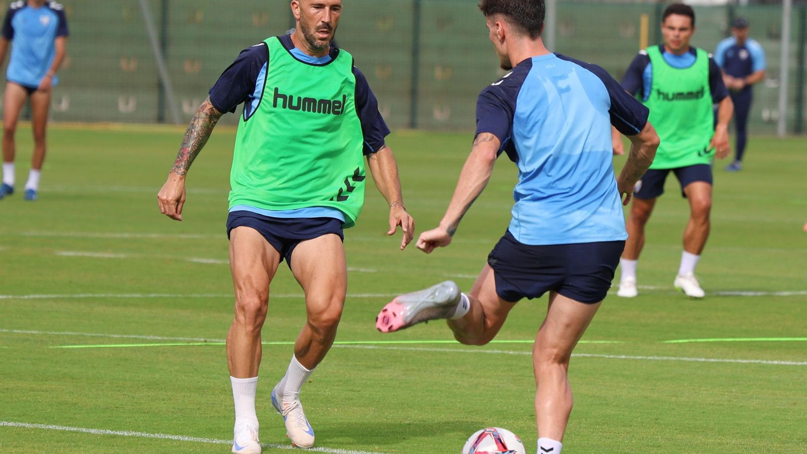 El Málaga CF prueba la Ciudad Deportiva de Arraijanal