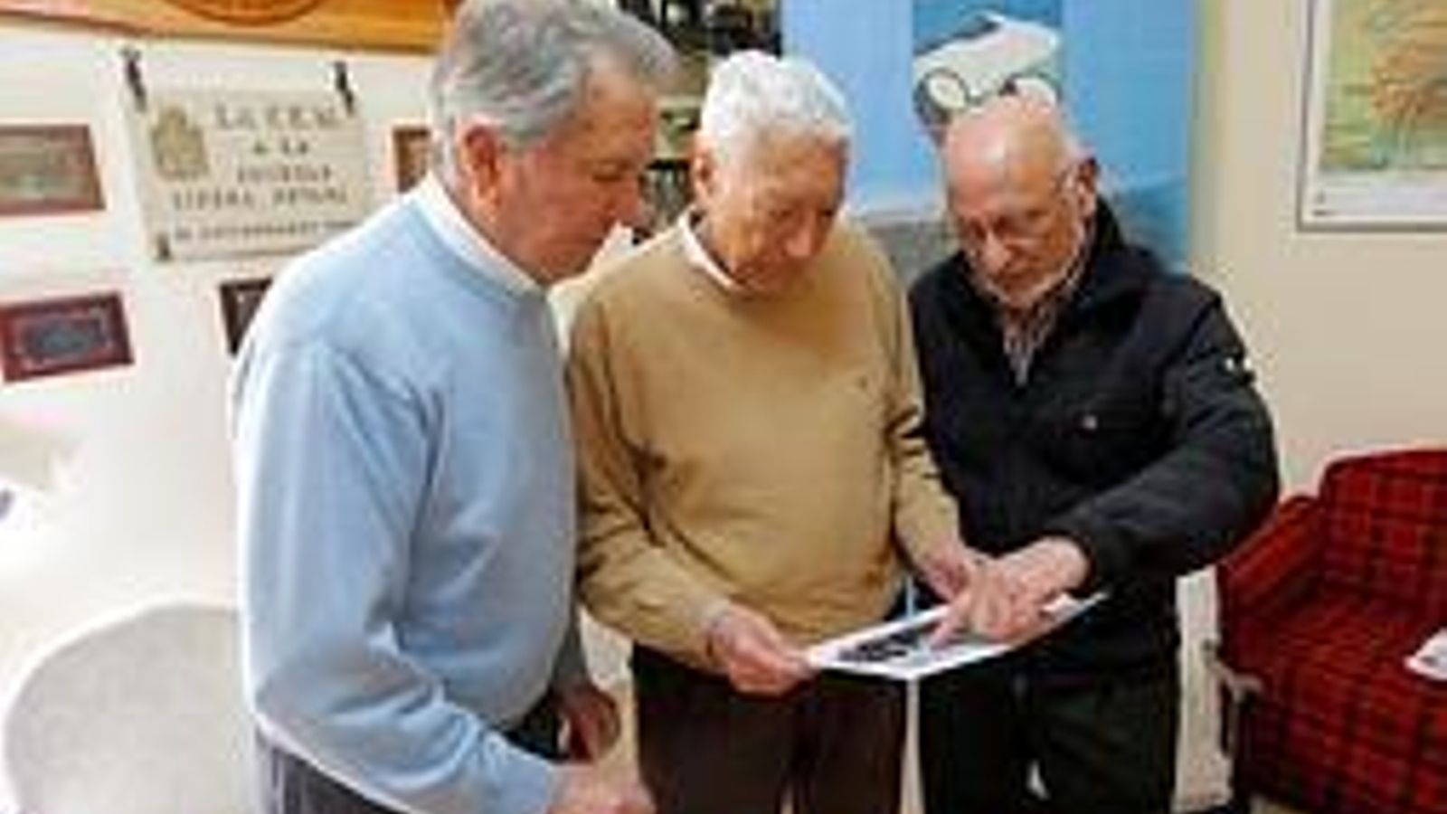 Juan Espinosa, Enrique Perez y Manuel Fernandez, montañeros granadinos