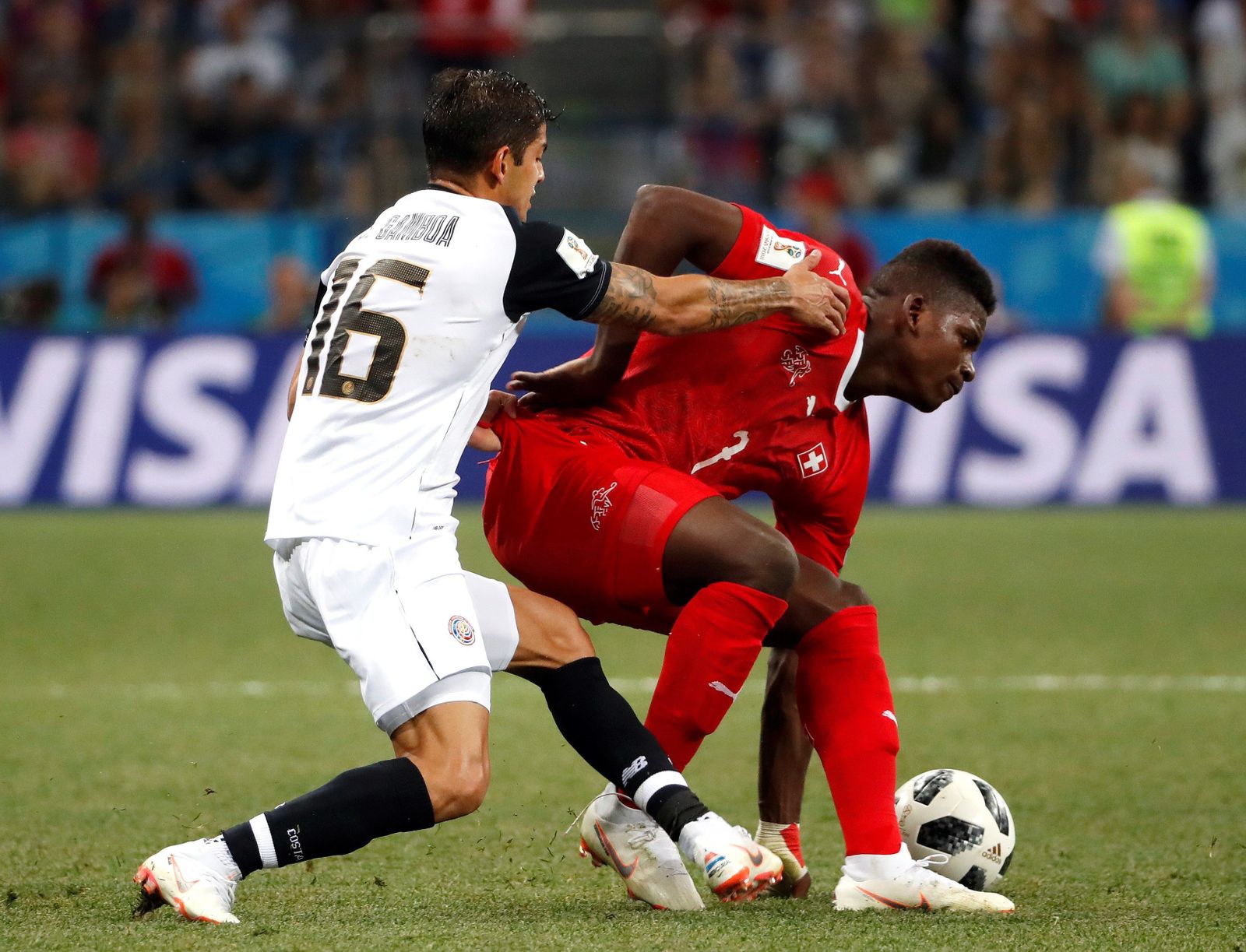 Las imágenes del Suiza-Costa Rica