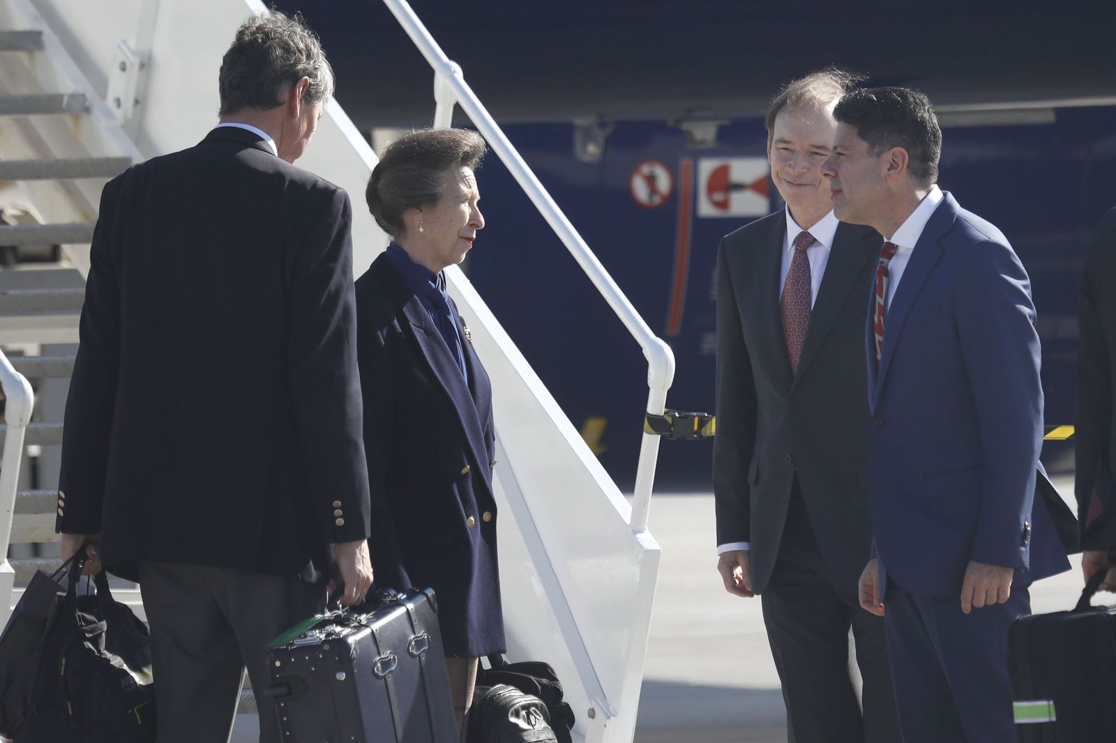 Visita de la princesa Ana de Inglaterra a Gibraltar