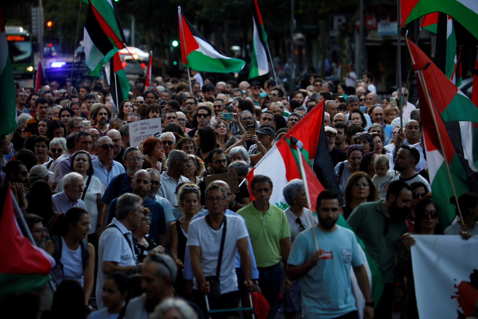 Las imágenes de la manifestación de Córdoba por Gaza