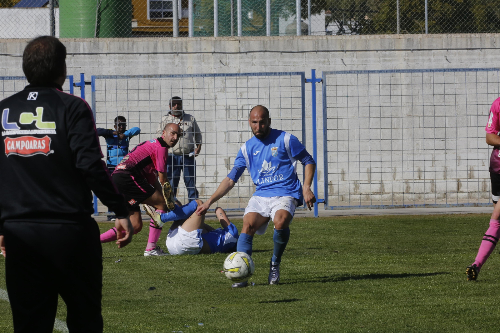 Quirós, el pasado domingo en La Juventud ante el Ciudad de Lucena.