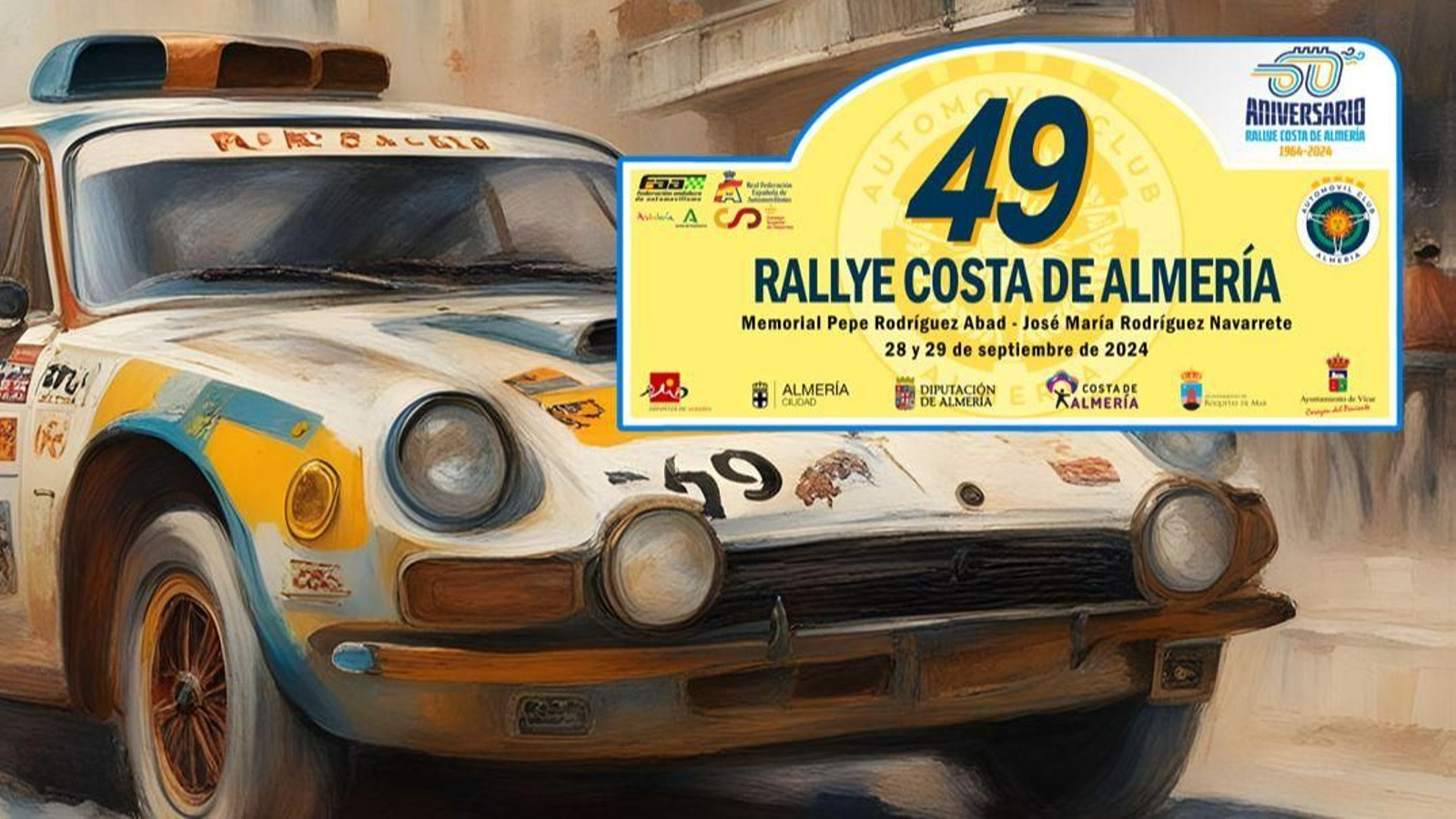 El Automóvil Club de Almería celebra el 60 aniversario del rallye.