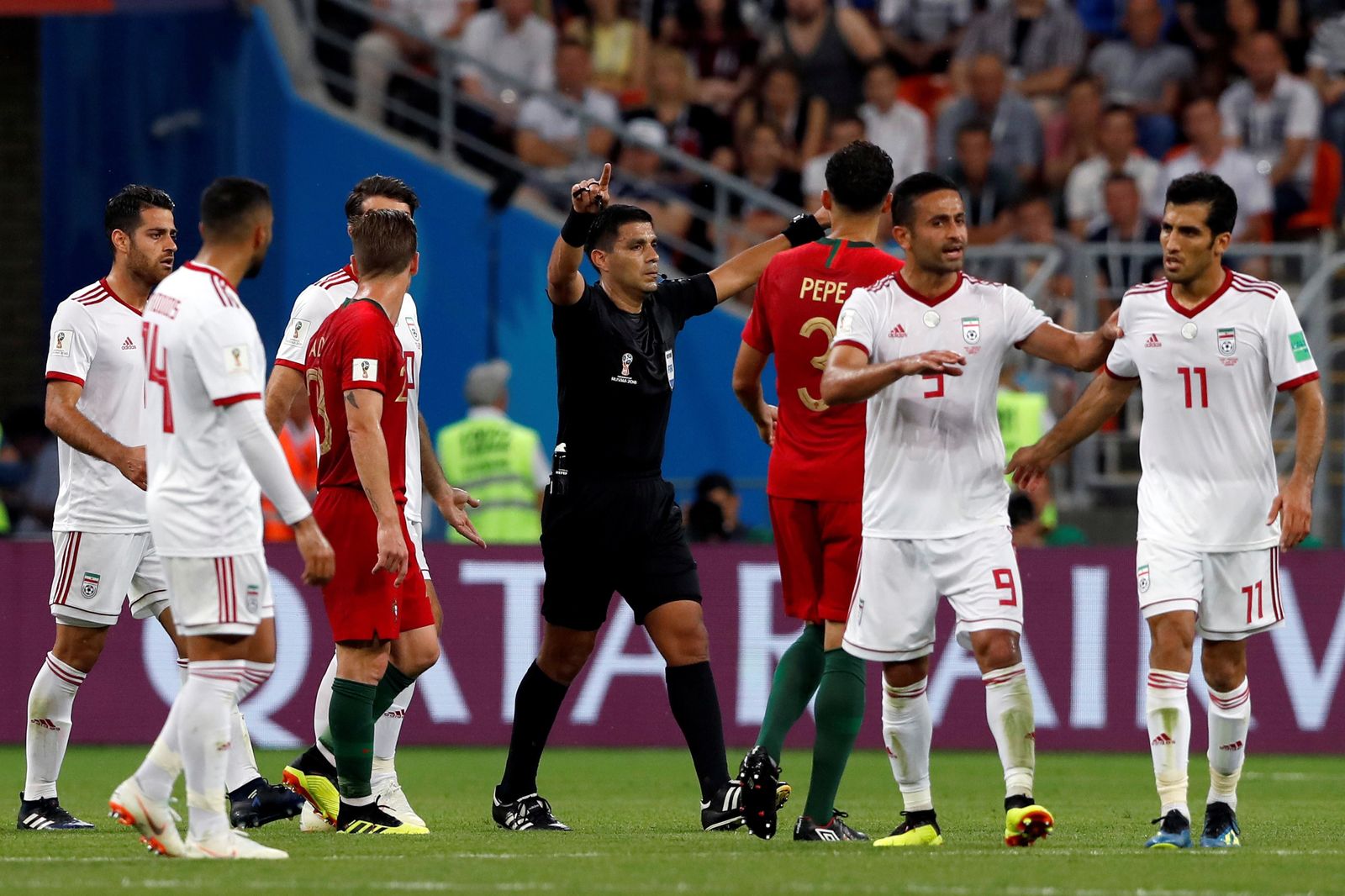 Las imágenes del Irán-Portugal