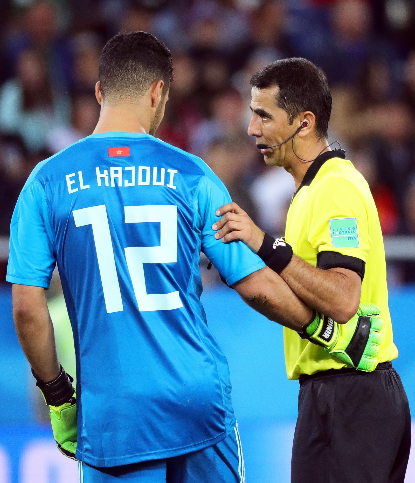 Las imágenes del España-Marruecos