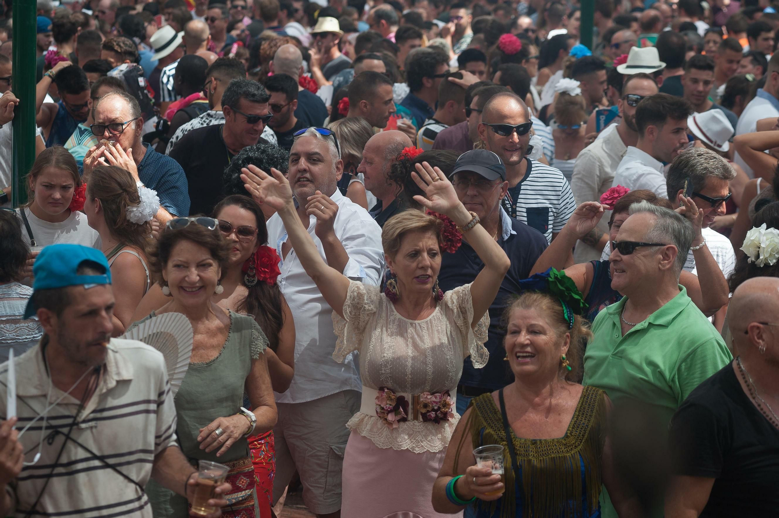 Segundo día de Feria de Málaga en el Centro y en el Real, en fotos