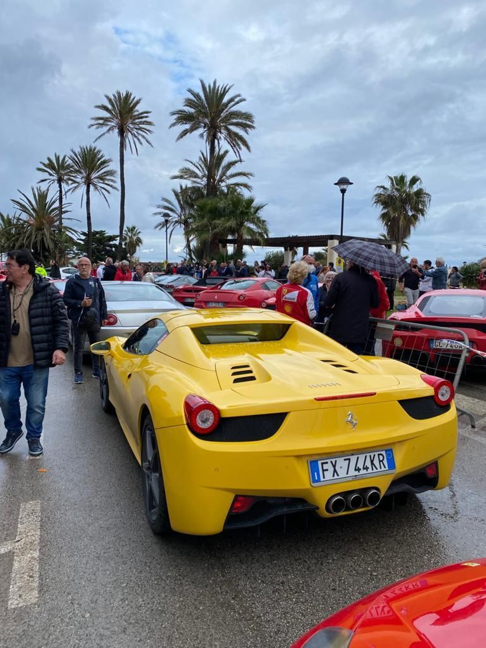 Los míticos Ferrari ya recorren la provincia.